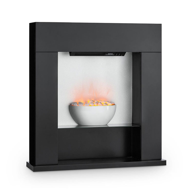 Longjian mantels modern electric fire suites sensing for kitchen-2
