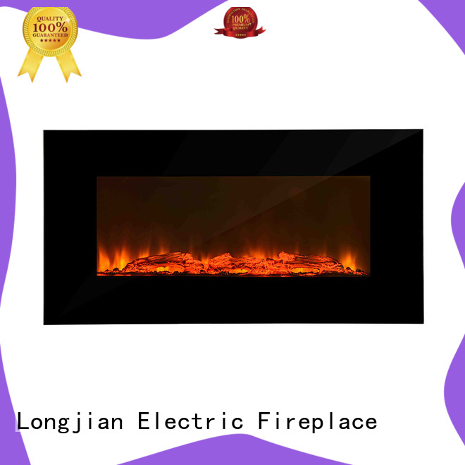 Longjian unique wall mount electric fireplace heater widely-use for bedroom