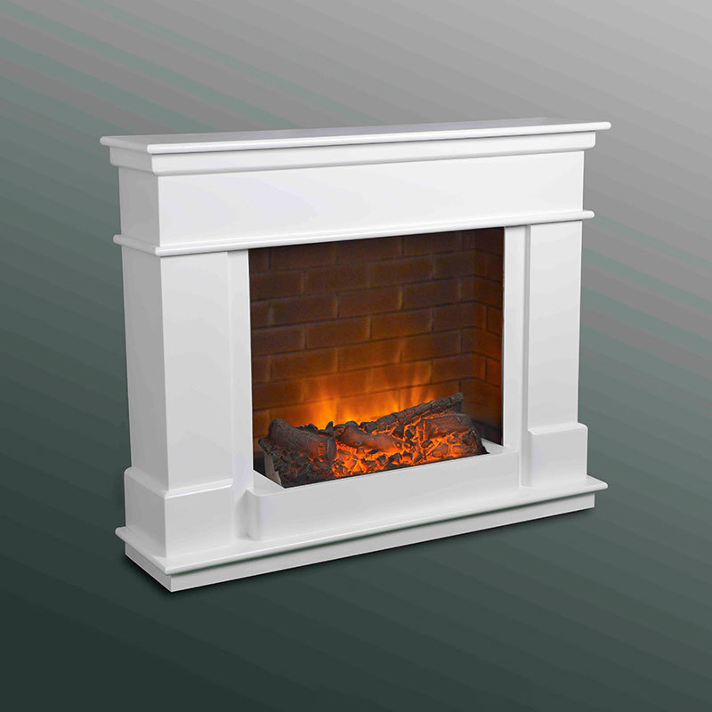 1000W Modern Large Freestanding Safety Electric Fireplace With Artificial Flame Effect