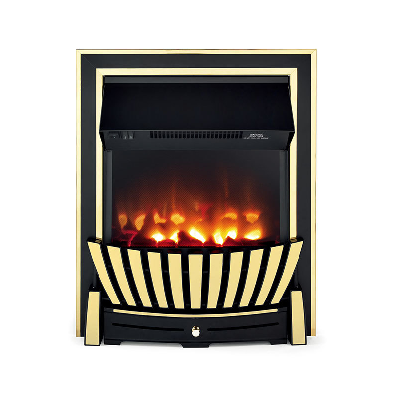 2KW Temperature LED Display Inset Modern Electric Fireplace With Remote Control