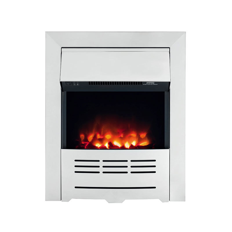 2KW Temperature LED Display Inset Modern Electric Fireplace With Remote Control