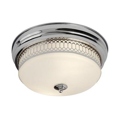 Diameter φ350mm 14” 2 lights Ceiling Flush mount ip44 with Glass shade  C0009-2