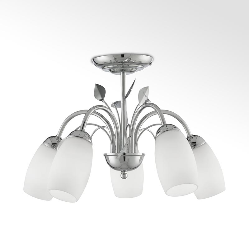 Longjian white semi flush mount ceiling light equipment for rooftop-2