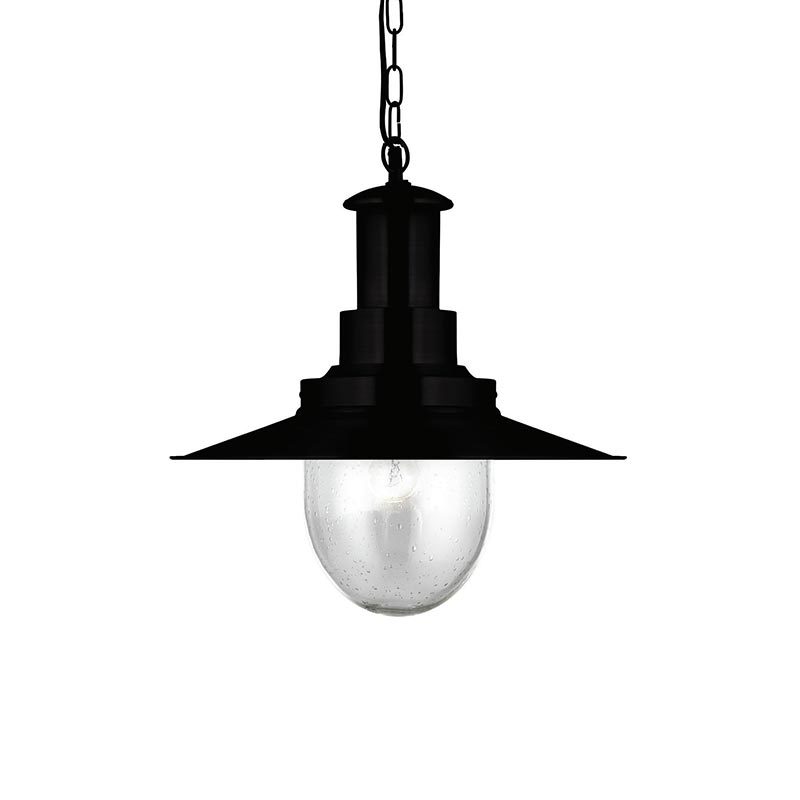 Diameter φ400mm 16” 1 light Ceiling Mount Pendant Lights with Clear Seeded Glass shade PD4541-1