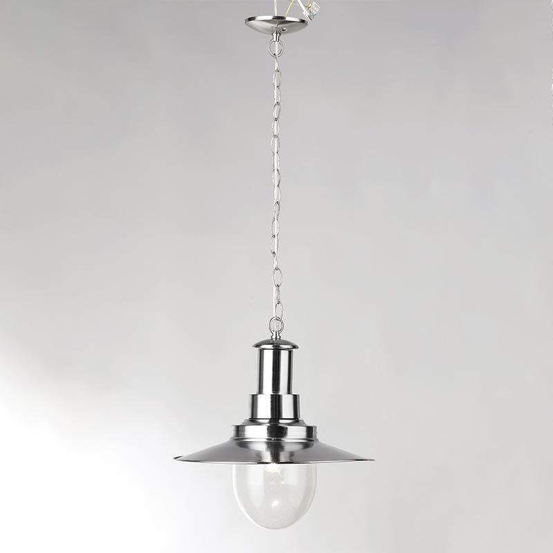 Diameter φ400mm 16” 1 light Ceiling Mount Pendant Lights with Clear Seeded Glass shade PD4541-1