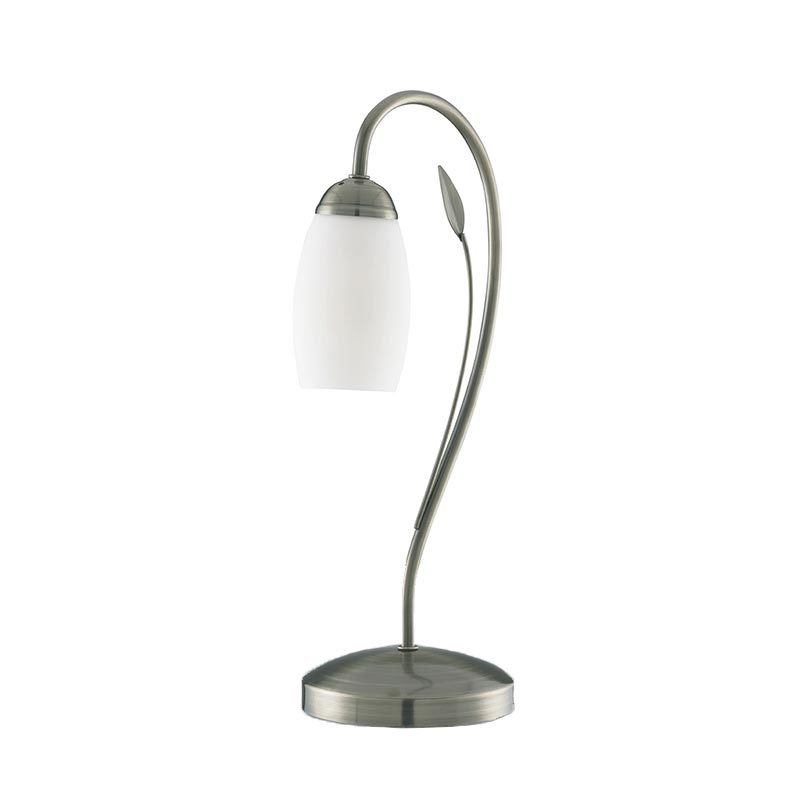 1 light Table Desk Lamps with White Opal Glass shade T0002-1