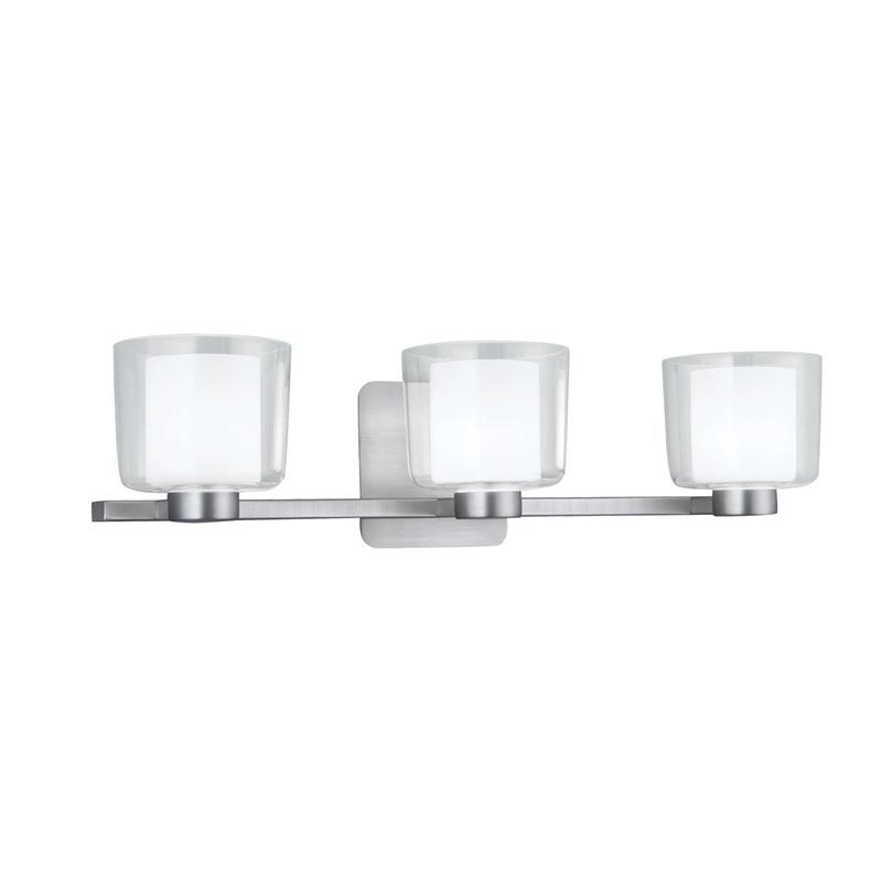3 light Wall lamps Vanity bath Sconce with Clear Glass shade ip44 BW1906002-3