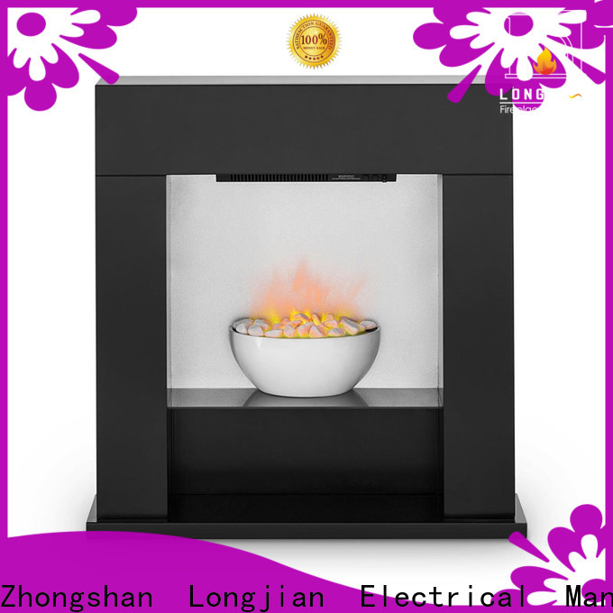 Longjian cabinet Electric Fireplace Suites led-lamp for bathroom